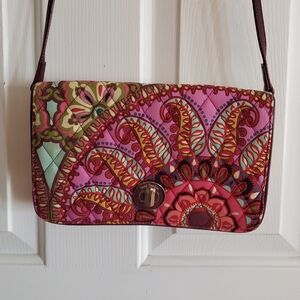 Vera Bradley Resort Medallion Retired Pattern Crossbody Turn Lock